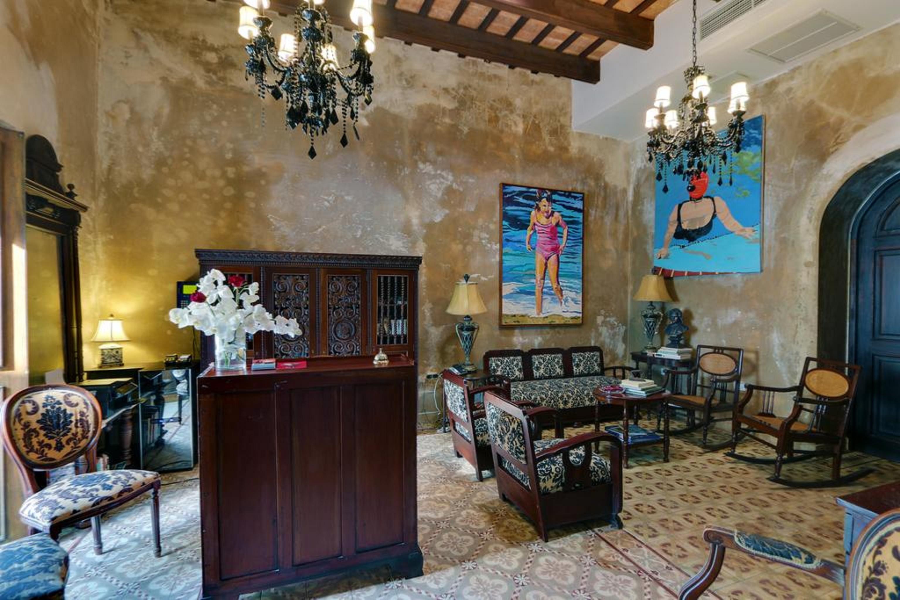 Vista Lobby Villa Herencia Hotel