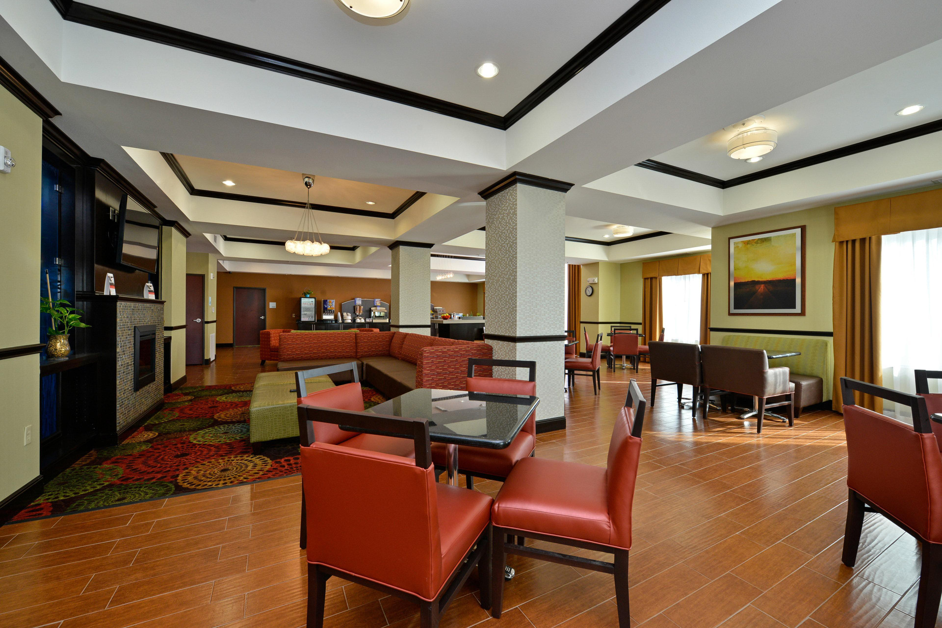 Vista Lobby Holiday Inn Express & Suites Alva