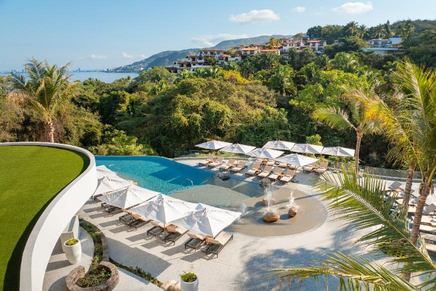 Vista Piscina Garza Blanca Sanctuary Puerto Vallarta