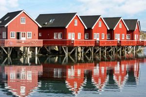 Renta temporal - 6 Person Holiday Home in Brekstad-by Traum