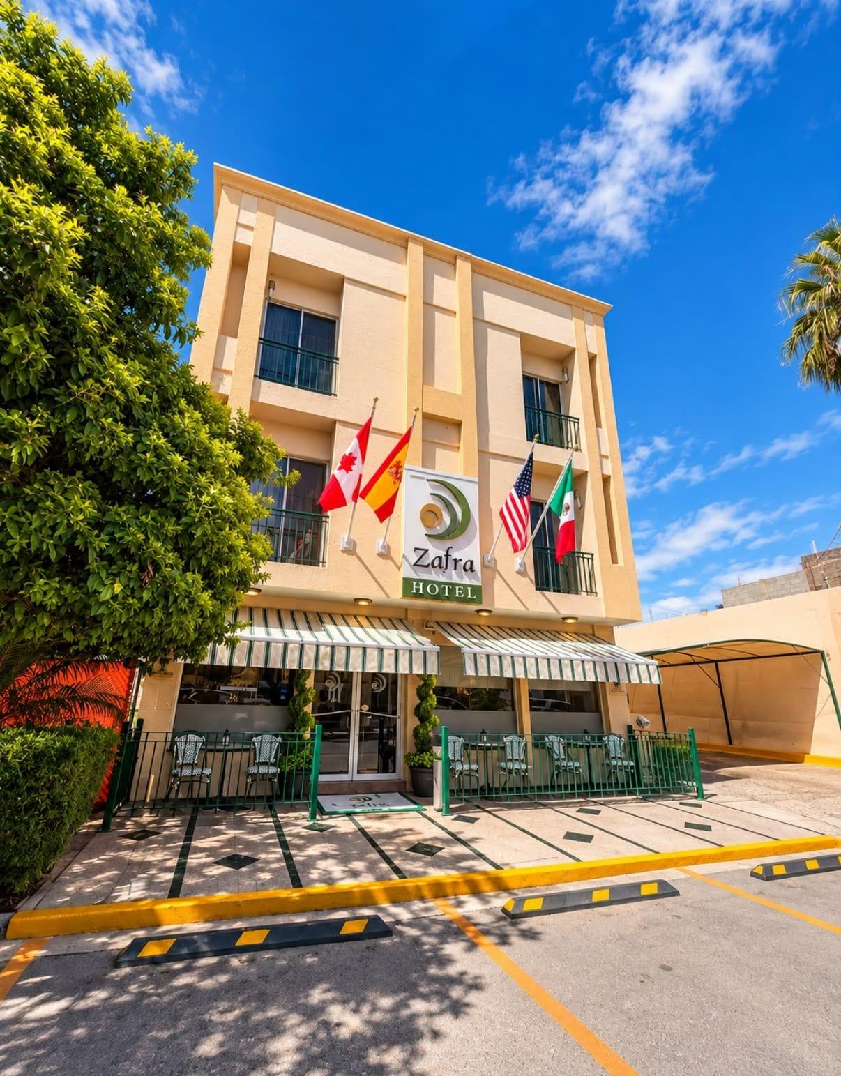 Vista Exterior Hotel Zafra