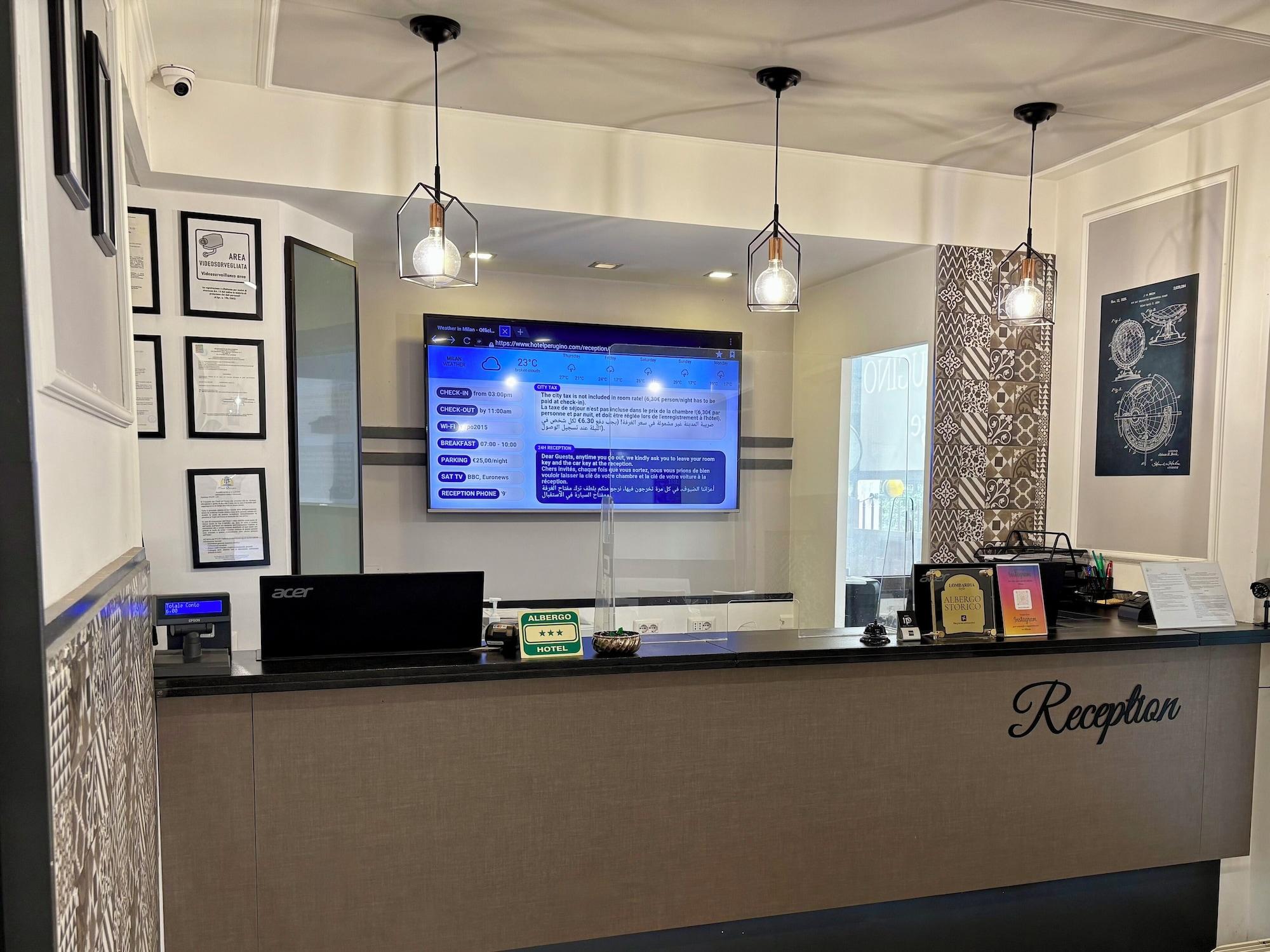 Vista Lobby Hotel Perugino