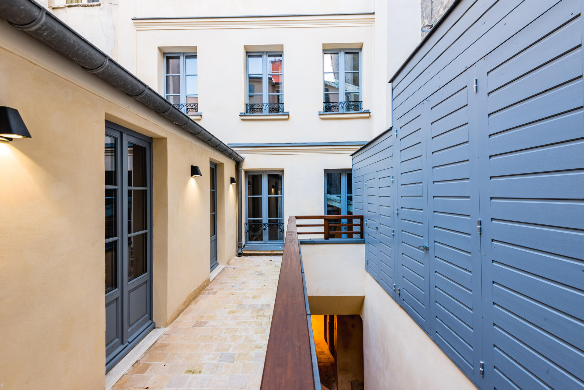 Vista Lobby Les Apparts de l'Oncle Louis