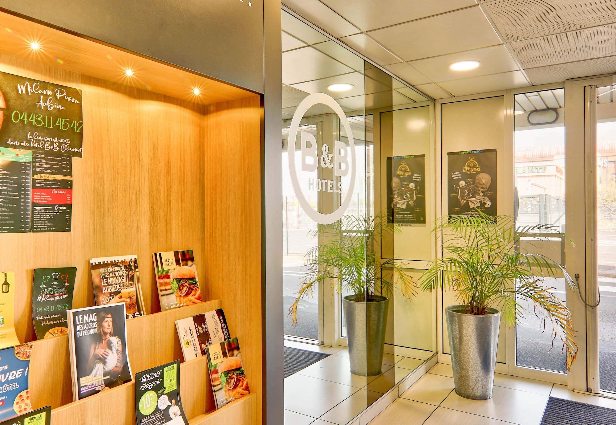Vista Lobby B&B HOTEL Clermont-Ferrand Aubière Sud