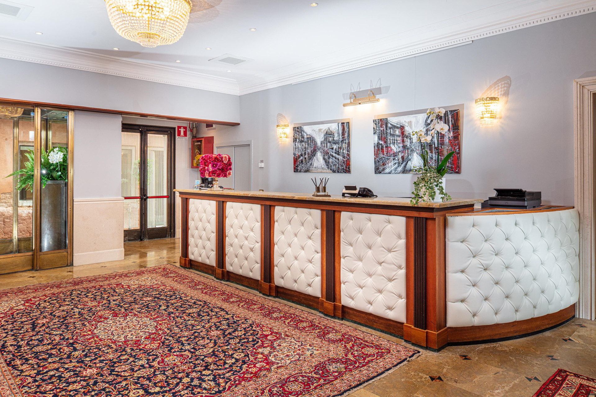 Vista Lobby All’Angelo Art Hotel