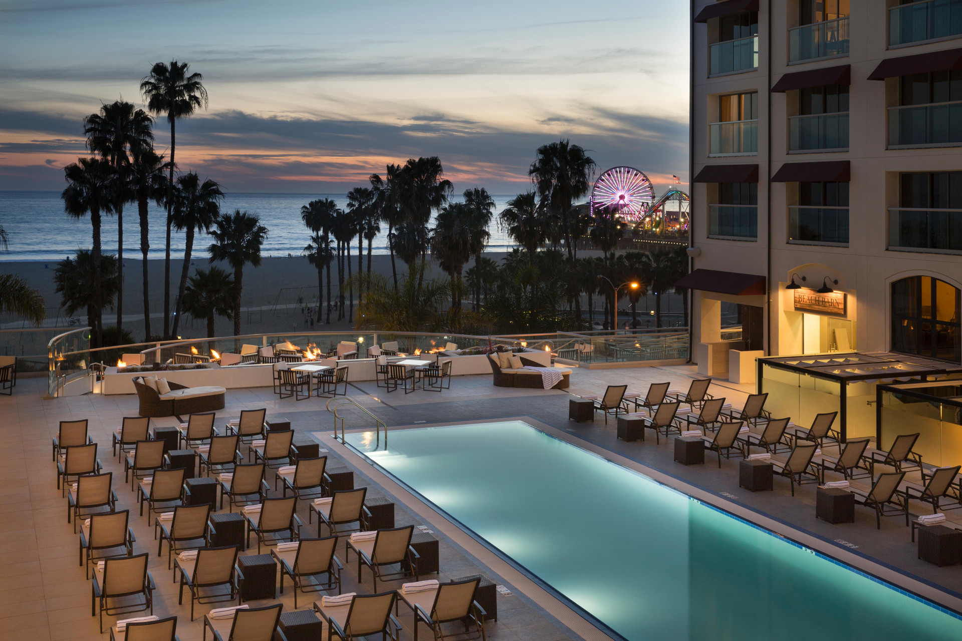 Vista Exterior Loews Santa Monica Beach Hotel