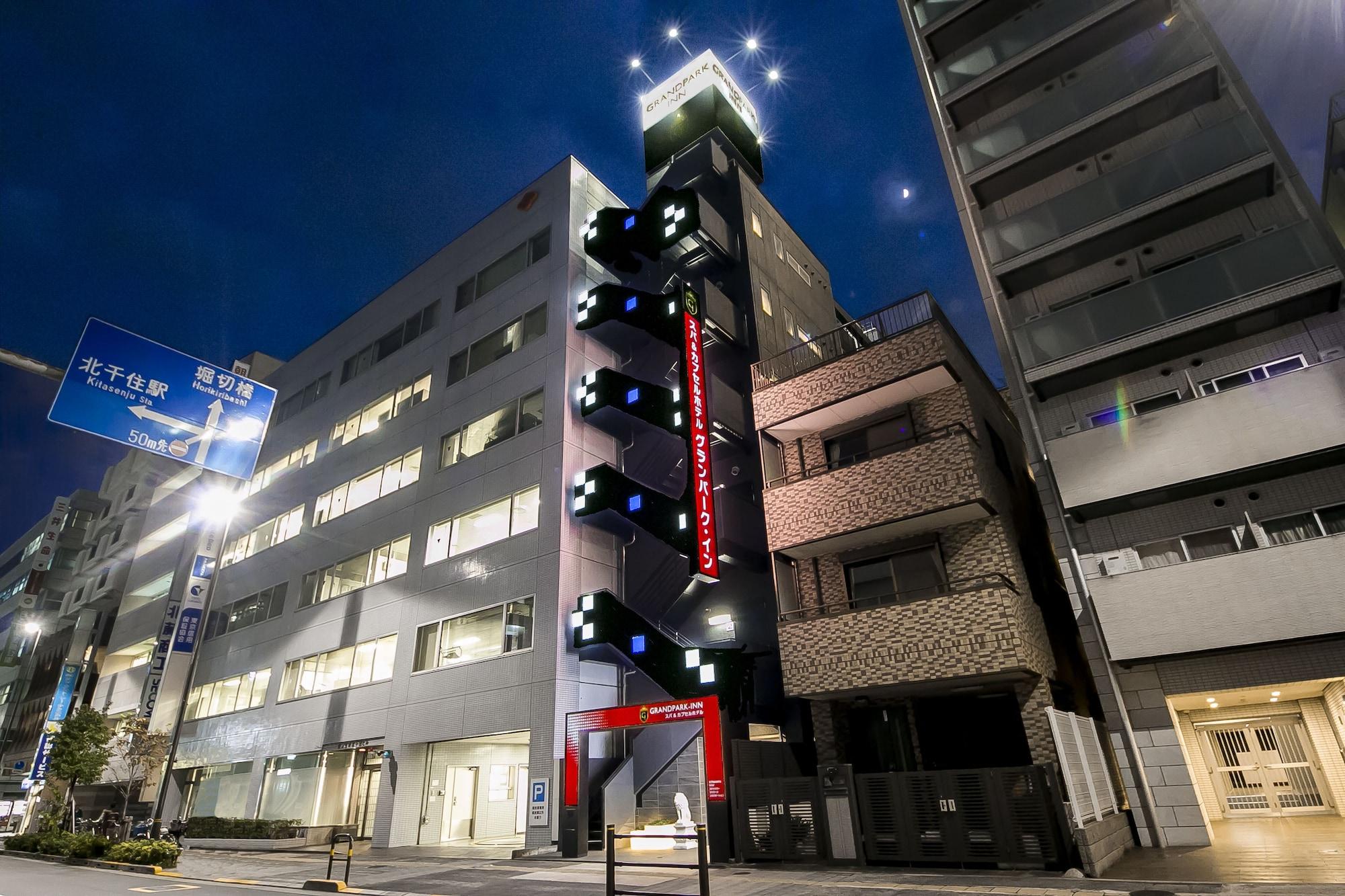 Vista Exterior Spa & Capsule Hotel Grandpark Inn Kitasenju