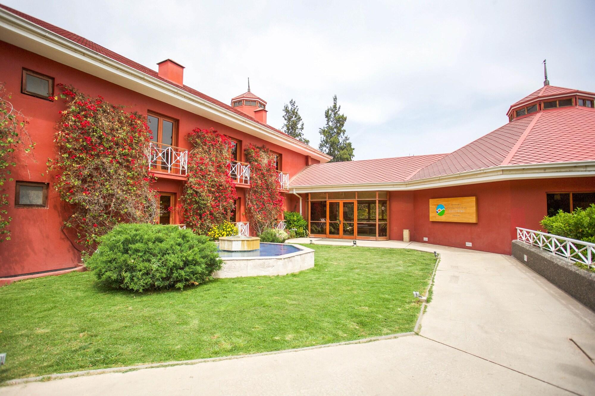 Vista Exterior Hotel y Cabañas Palomar - Caja los Andes