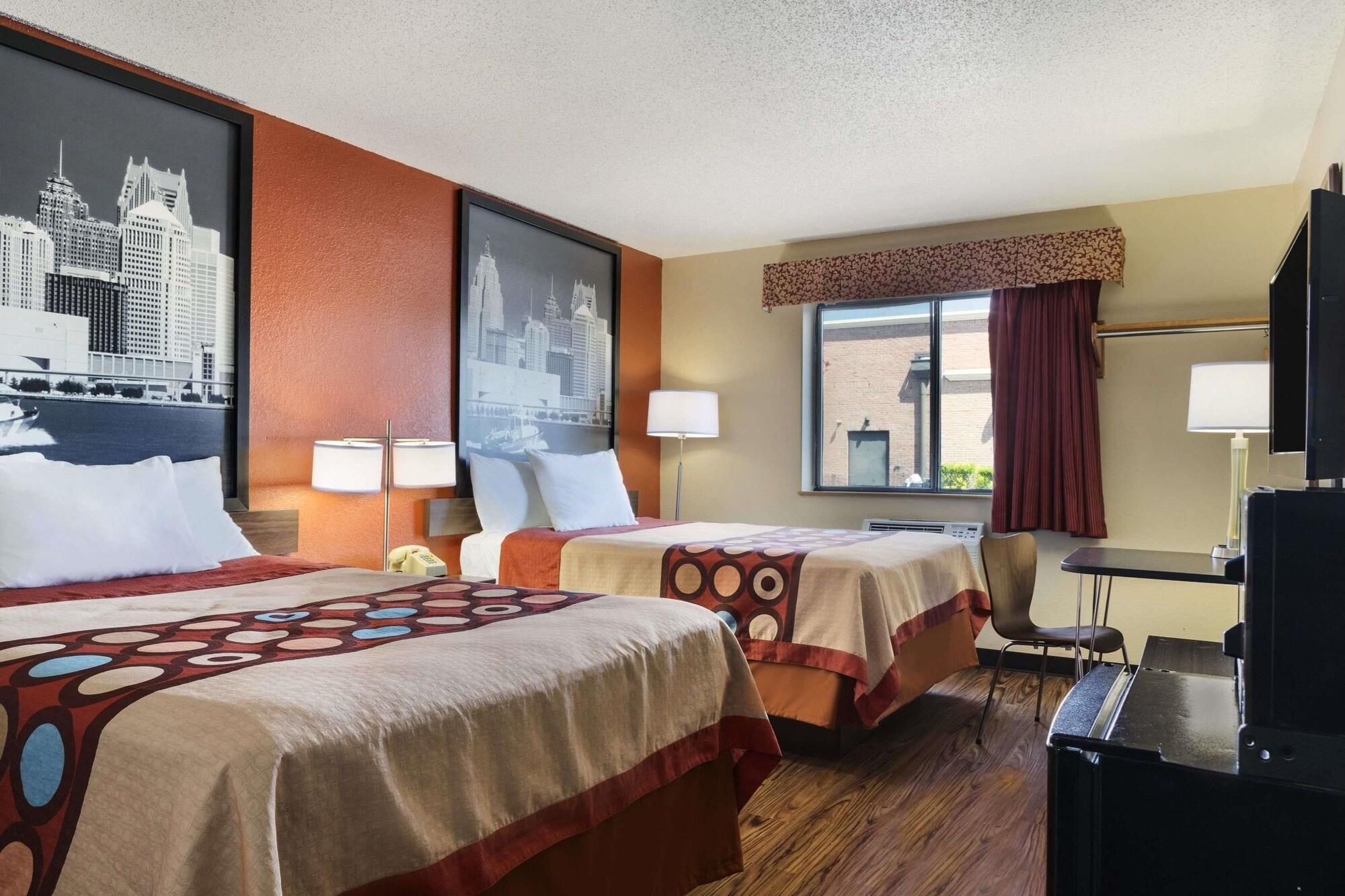 Habitación Super 8 by Wyndham Taylor/Detroit Area