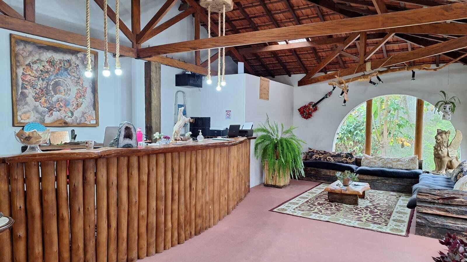 Vista Lobby Hotel Fazenda Morada dos Deuses