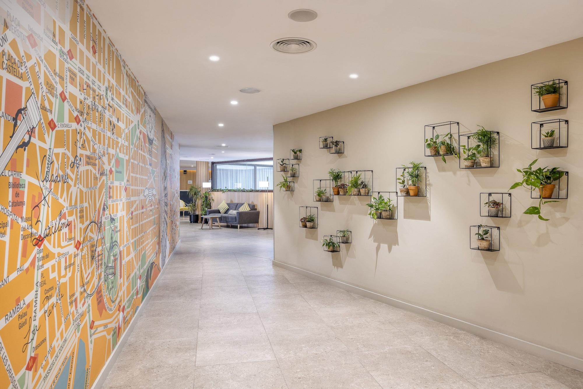 Vista Lobby Citadines Ramblas Barcelona