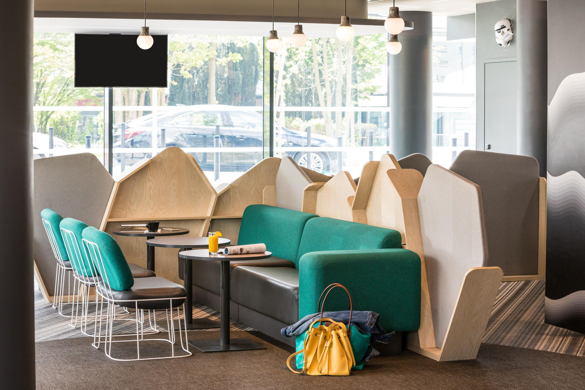 Vista Lobby ibis Styles Paris Charles-de-Gaulle Airport