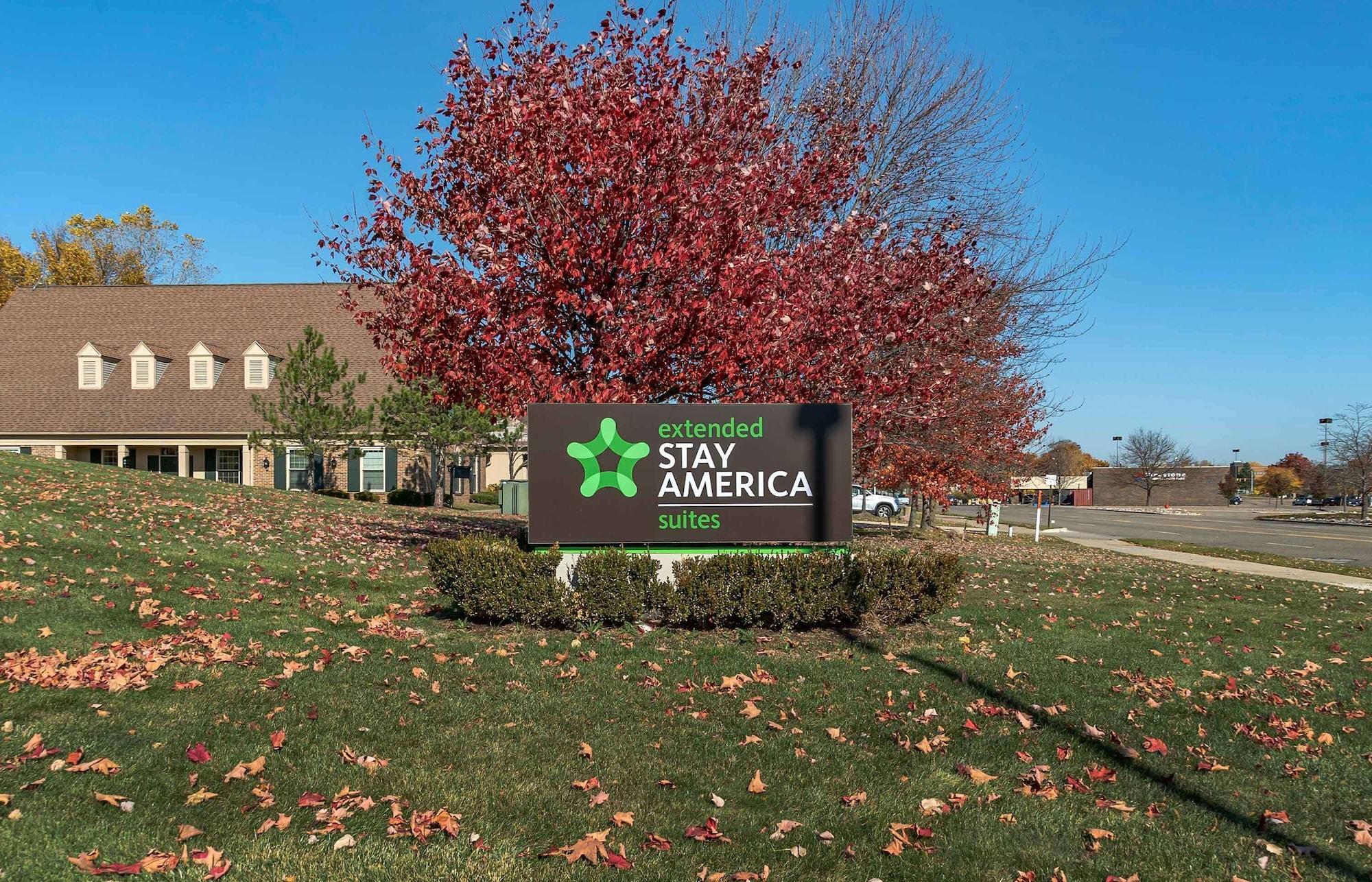 Vista Exterior Extended Stay America Suites Detroit Ann Arbor Briarwood Mal