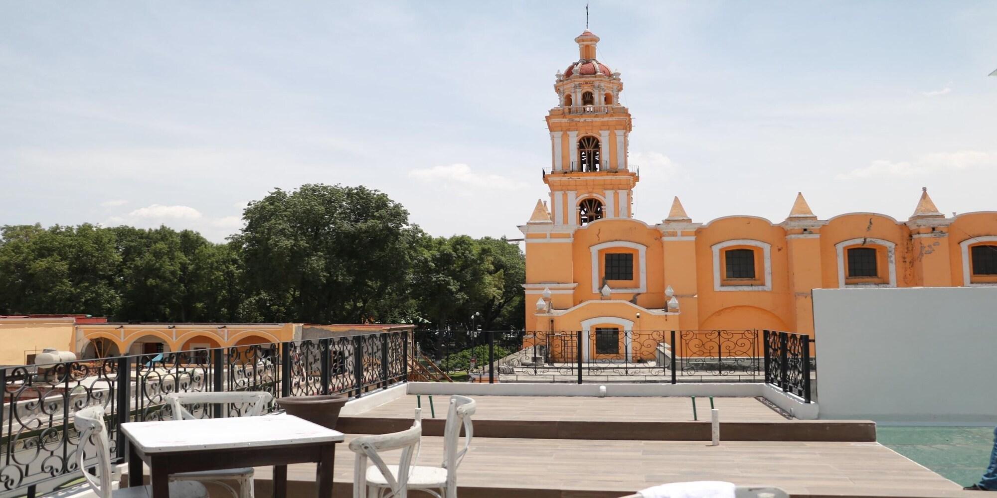 Vista Exterior Mansion Azul Cholula