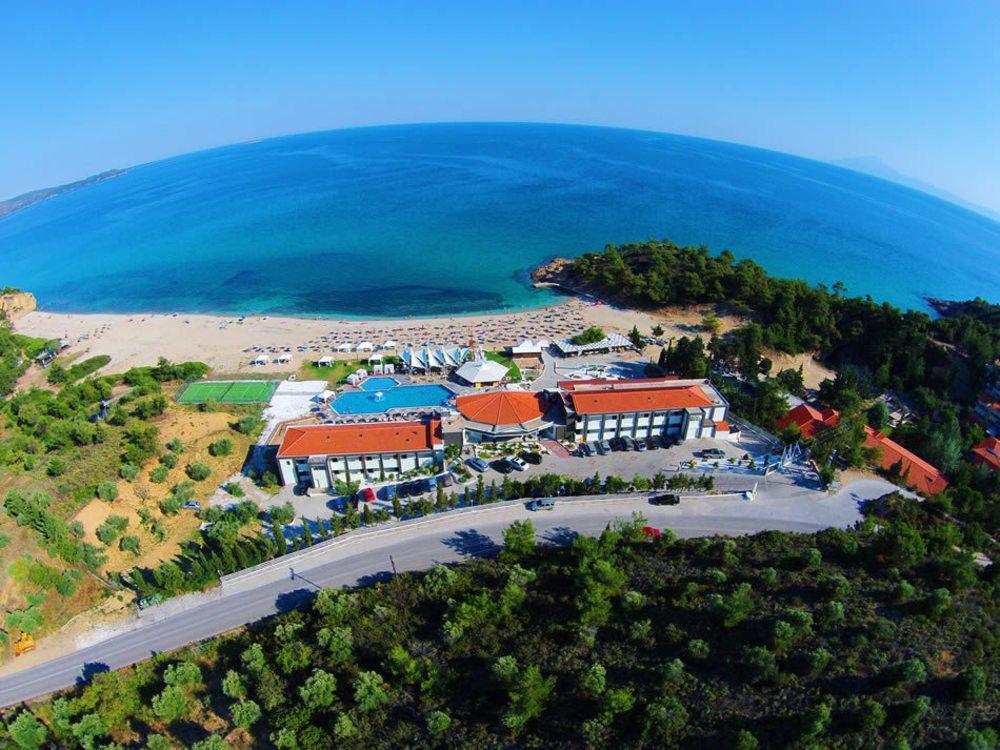 Vista Exterior Hotel Blue Dream Palace Tripiti Resort