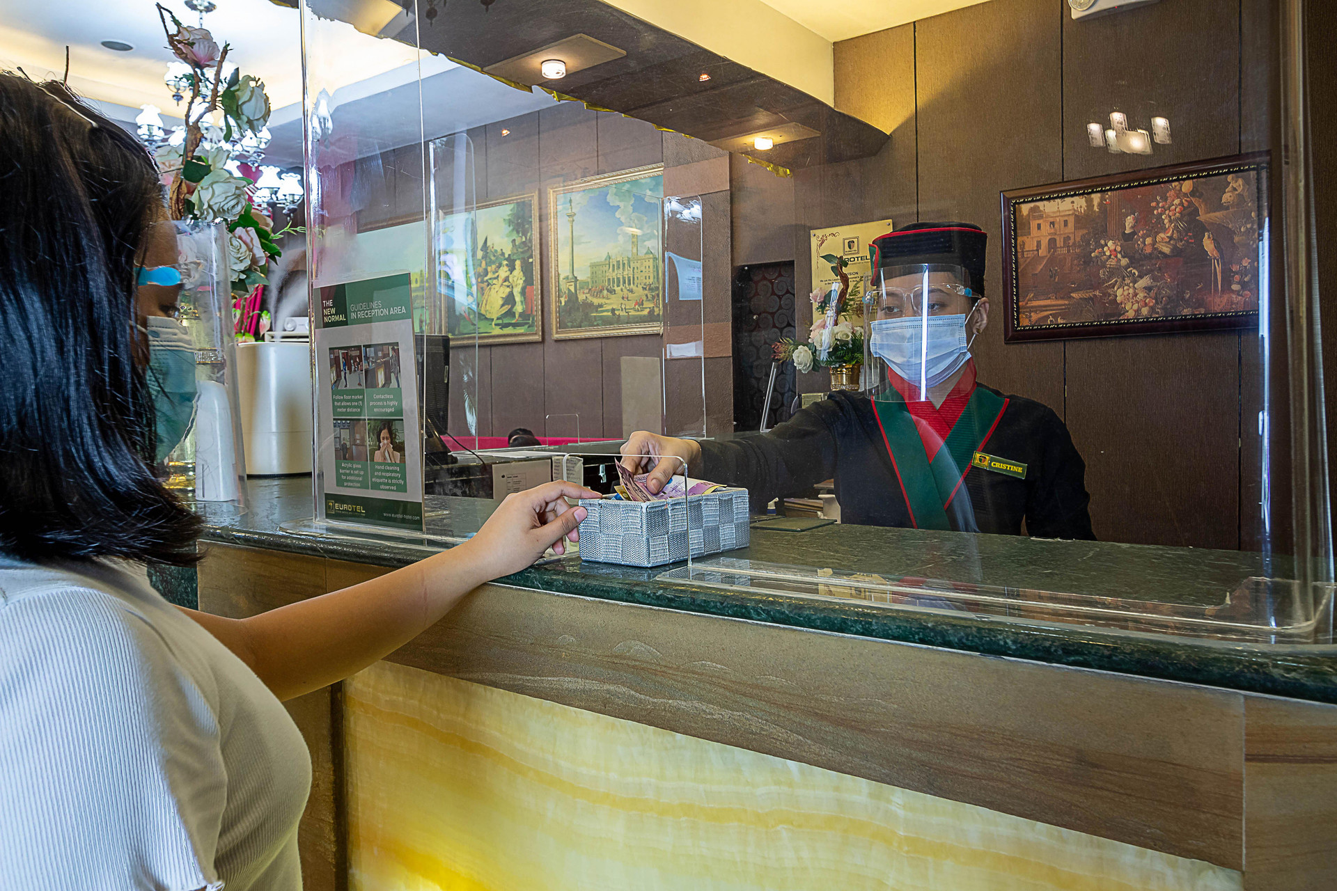 Vista Lobby Eurotel Pedro Gil