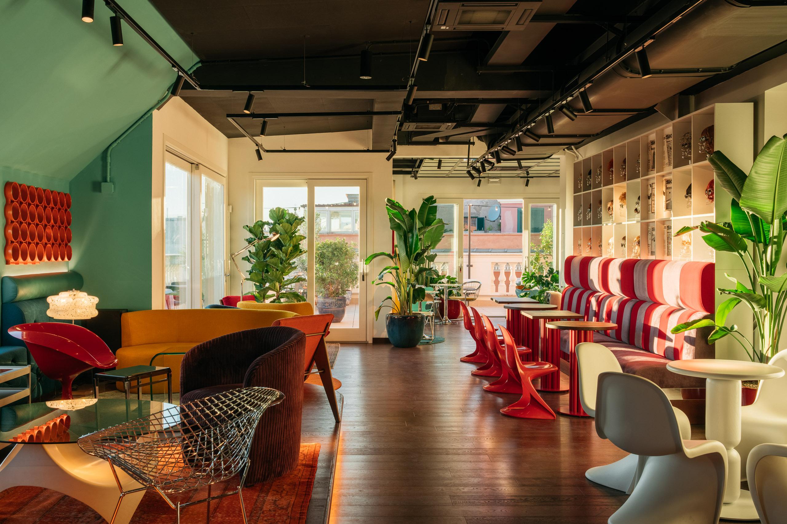 Vista Lobby Ruby Giulia Hotel Rome