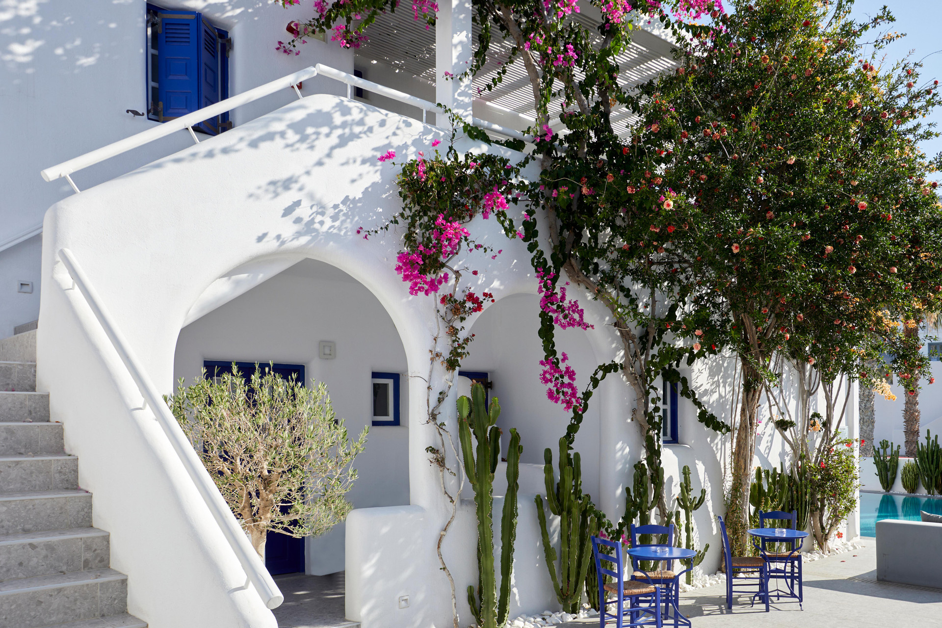 Vista Exterior Kouros Village