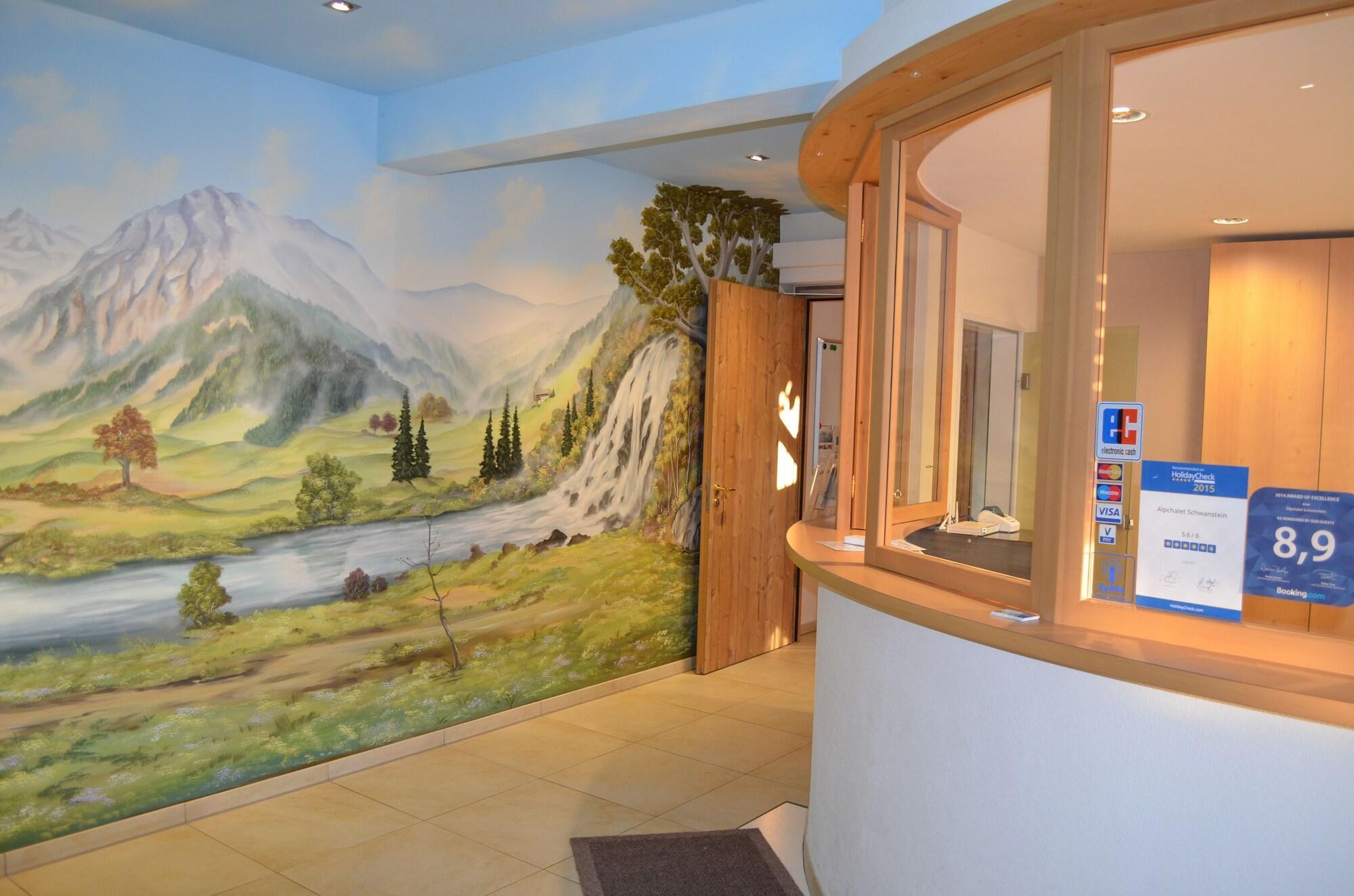 Vista Lobby Alpchalet Schwanstein