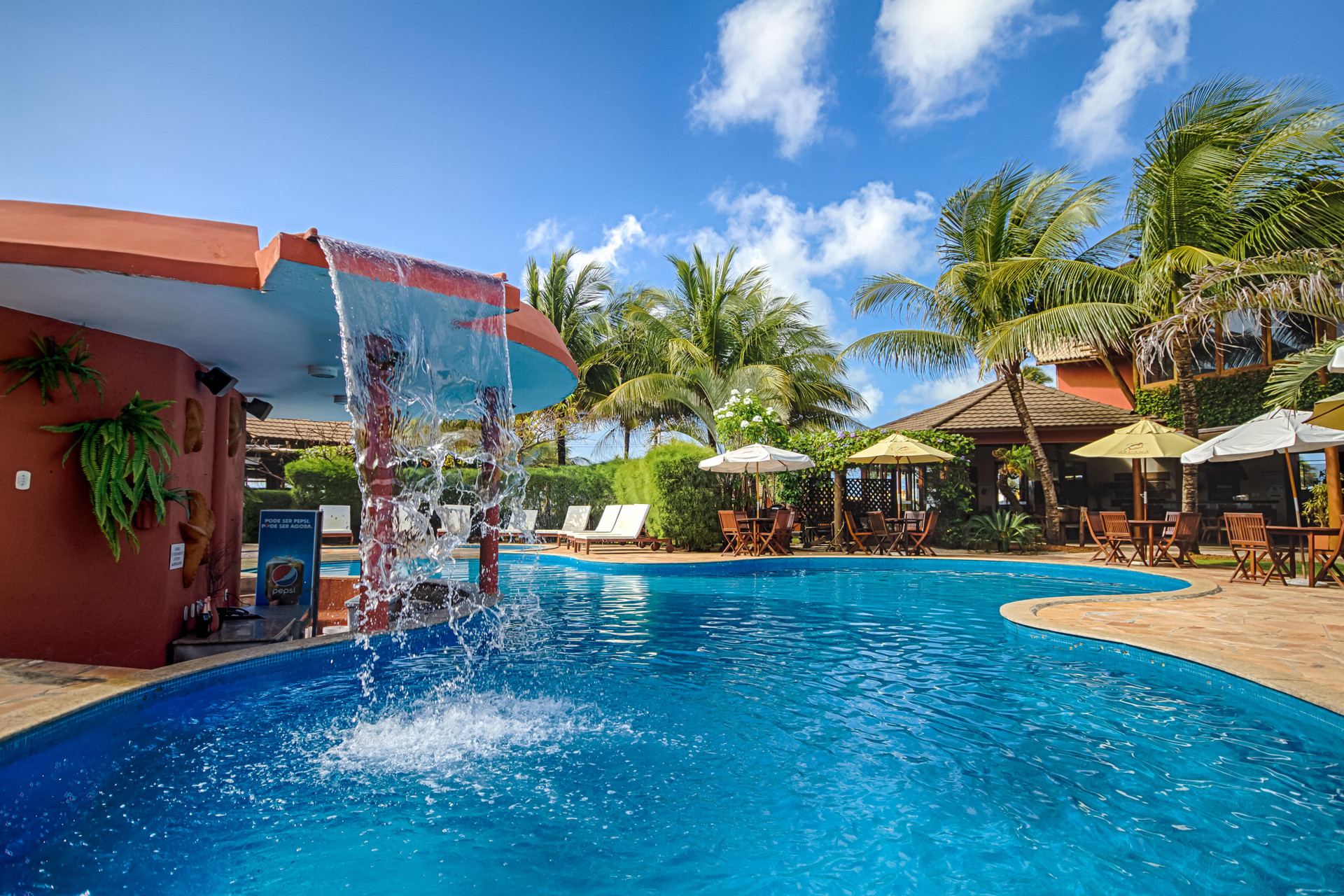 Vista Piscina Aruanã Eco Praia Hotel