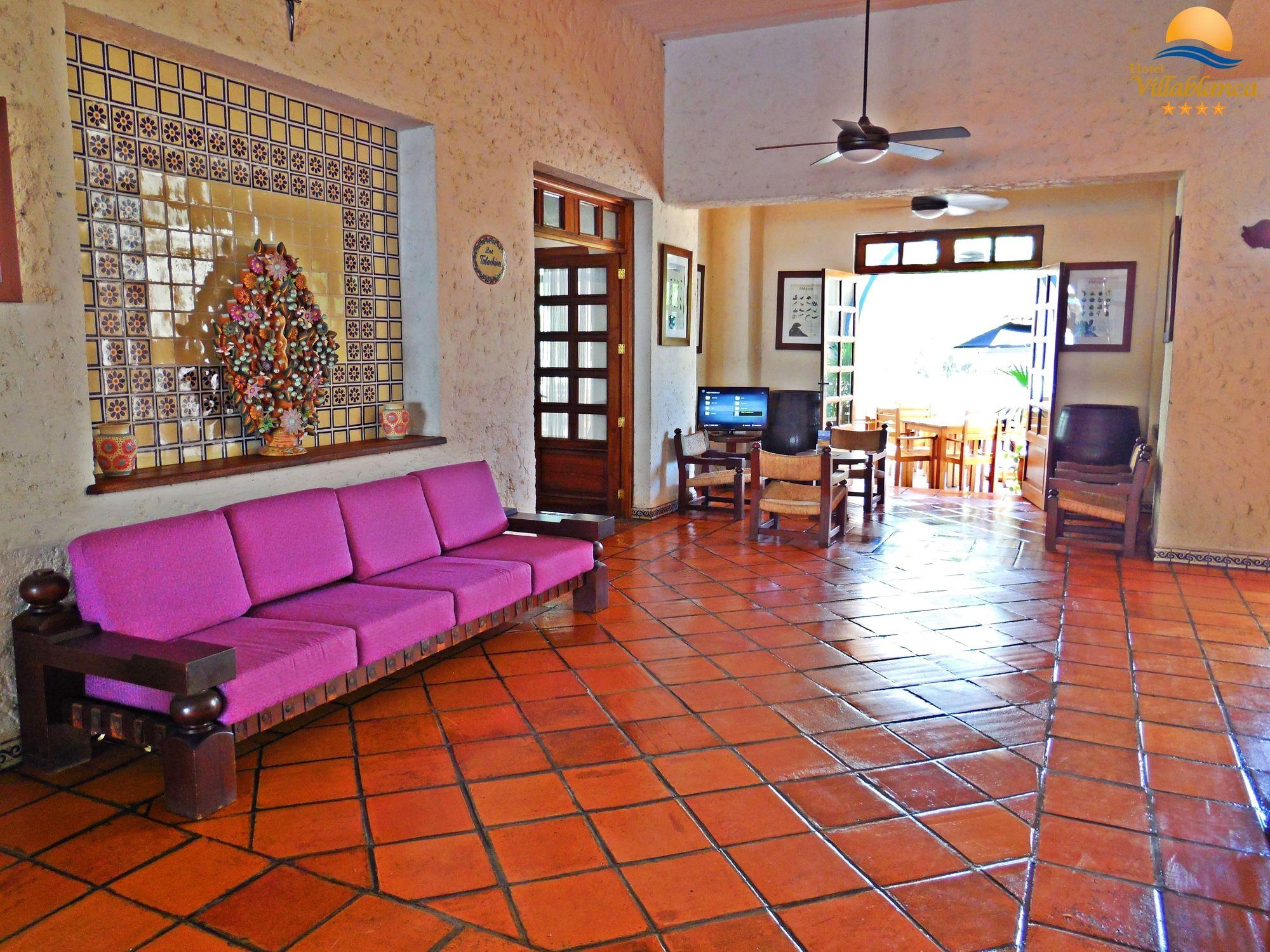 Vista do lobby Hotel Villablanca Huatulco