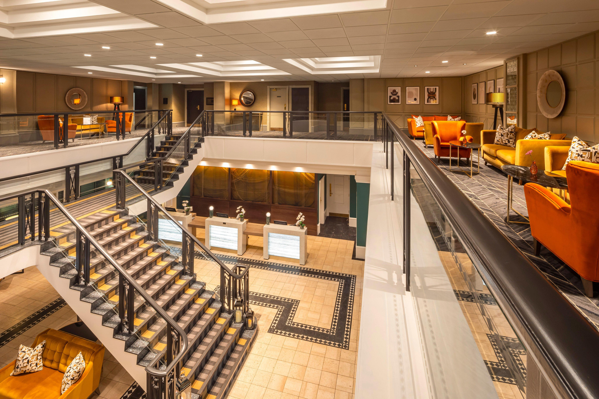 Vista Lobby Crowne Plaza Leeds by IHG