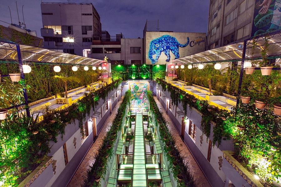 Vista Exterior Hotel Parque México