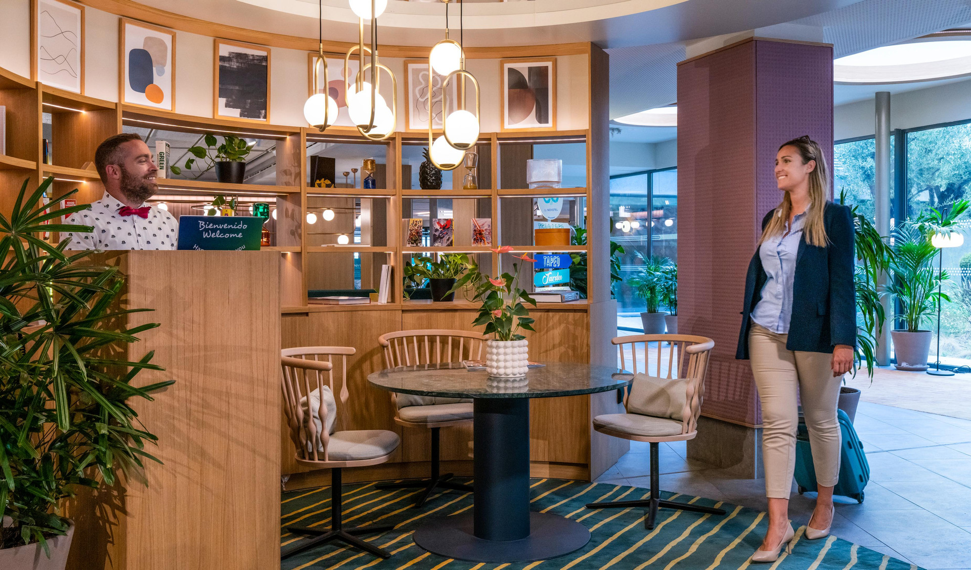 Vista Lobby Novotel Madrid City Las Ventas