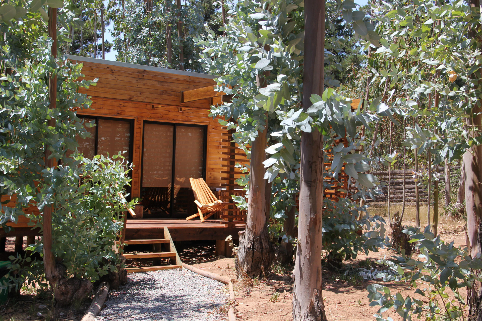 Vista Exterior Lodge Bosques de San Jose