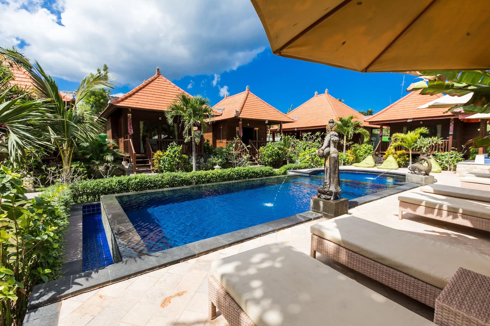 Vista Piscina Dream Beach Cottages