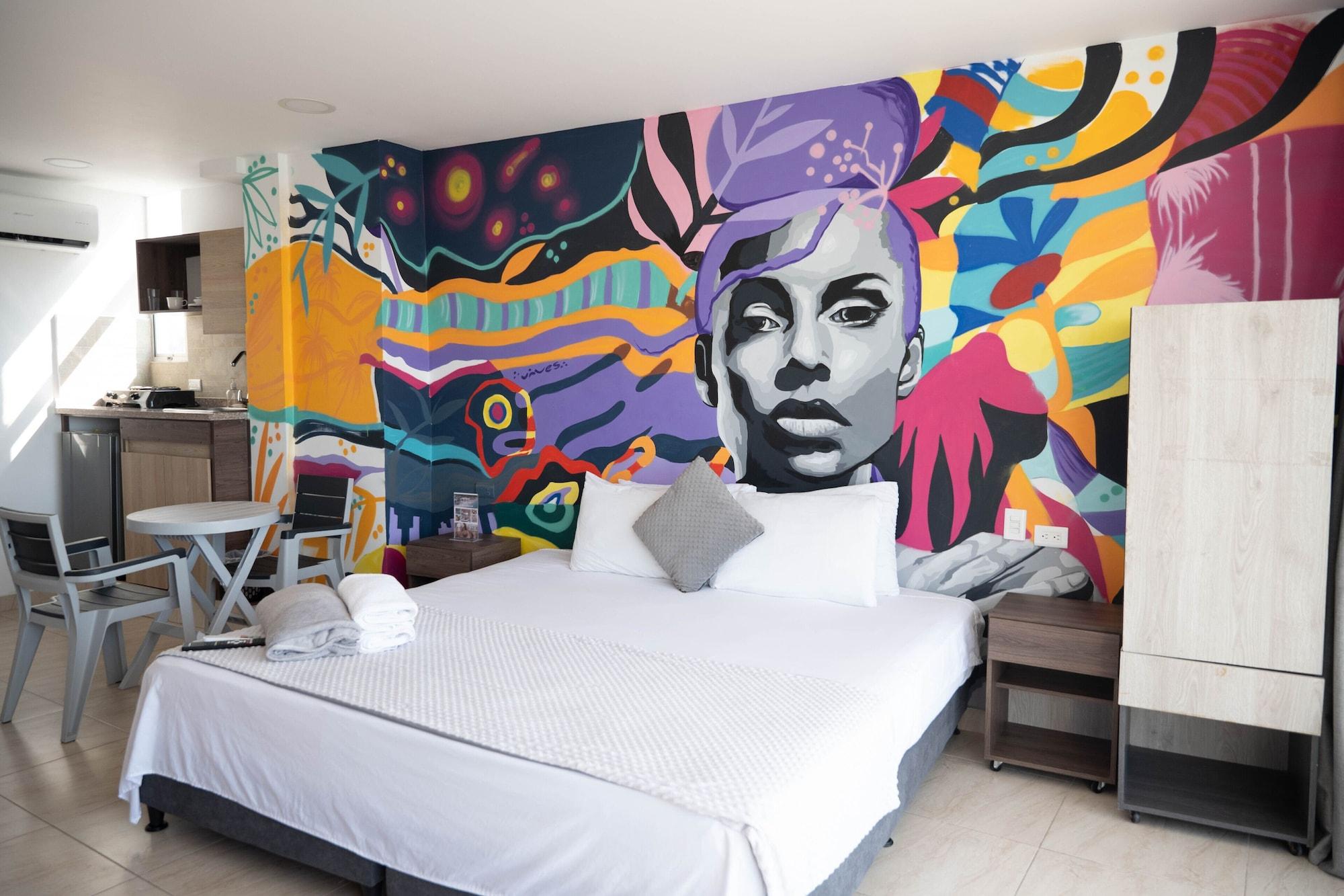 Habitación Bahia 79 Apartasuites Cerca al Centro