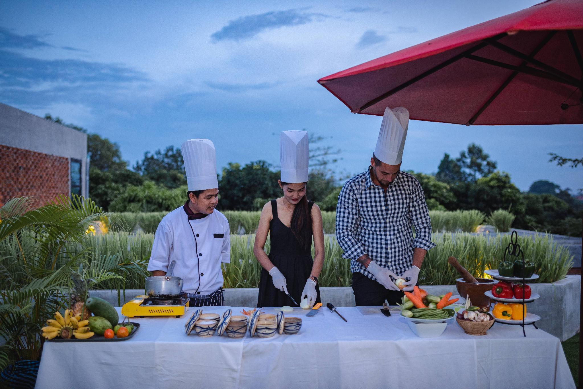 Vista Exterior Solitaire Damnak Villa Hotel