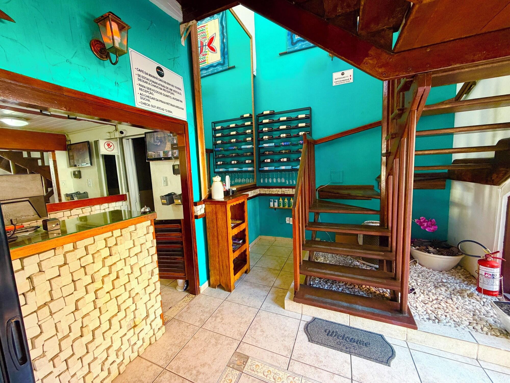 Vista Lobby Pousada Vison Ubatuba - Praia Grande