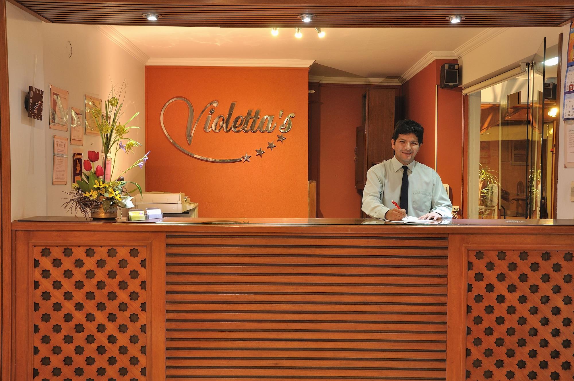 Vista Lobby Apart Hotel Violettas