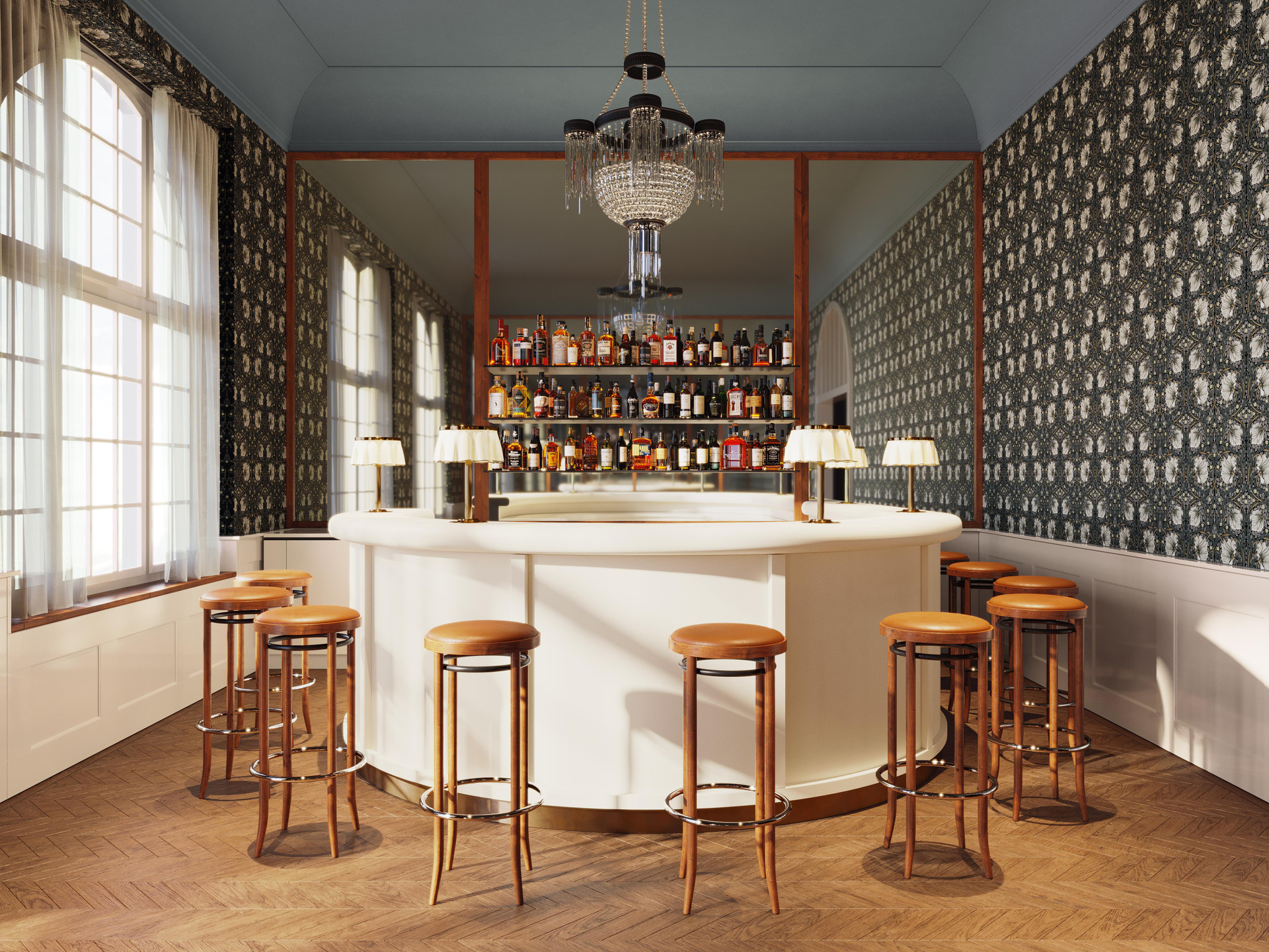 Bar/Salón Grand Hotel Belvedere – a Beaumier Hotel and Spa
