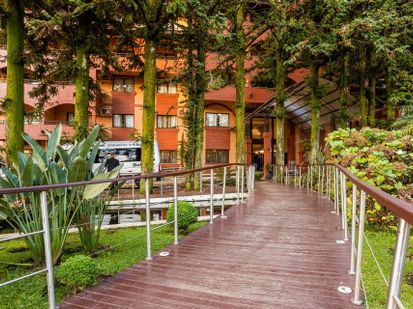 Vista da fachada da hospedagem Master Gramado - Foto 1