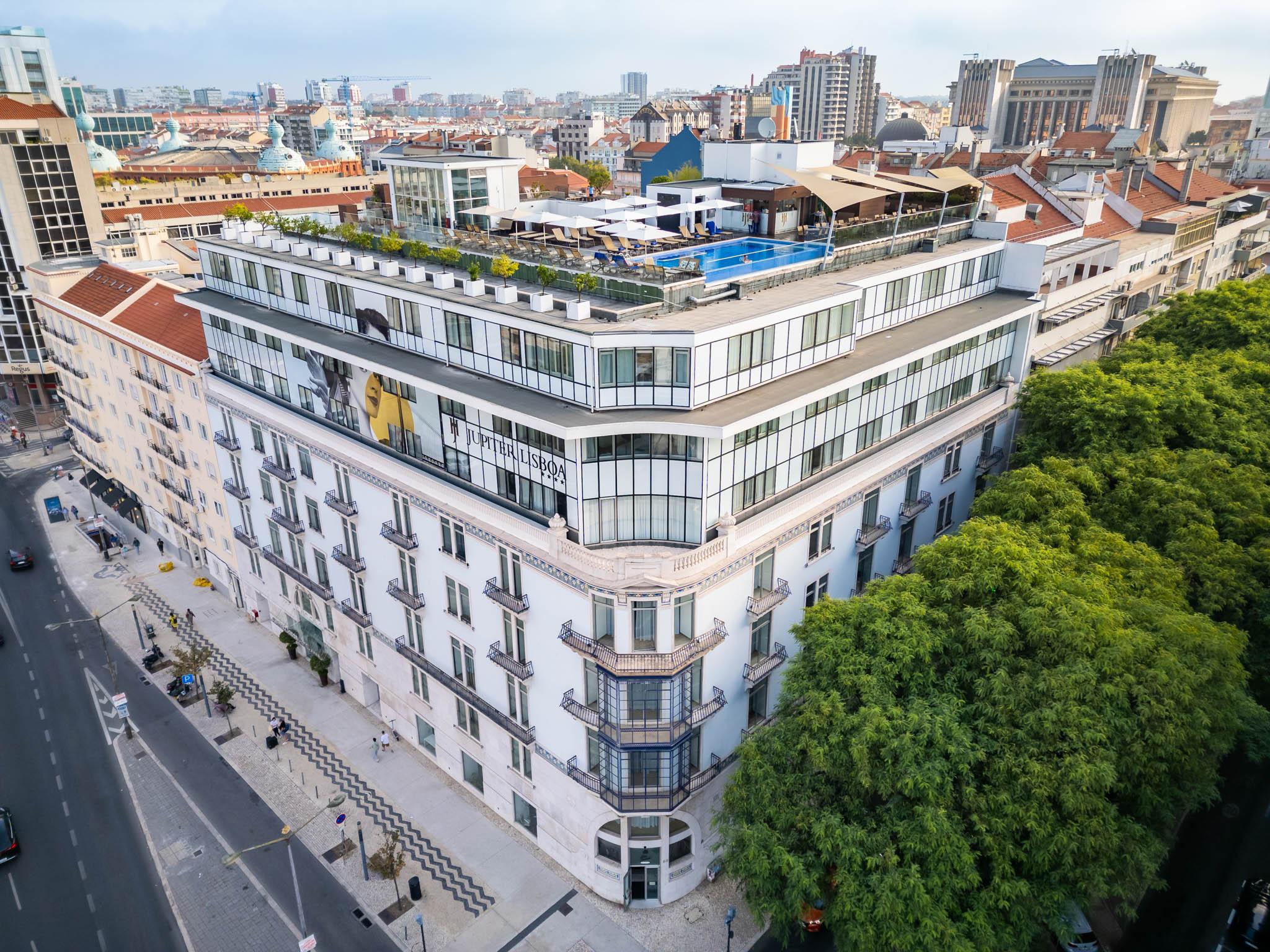 Vista Exterior Jupiter Lisboa Hotel – Rooftop & Spa