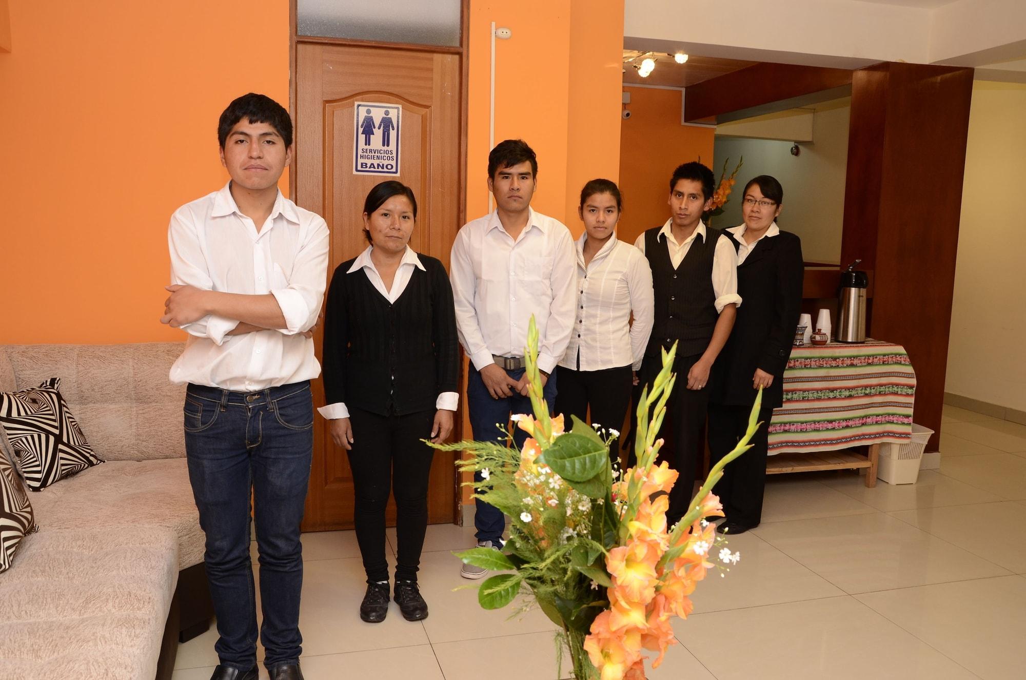 Vista Lobby Aqua Hotel Cusco