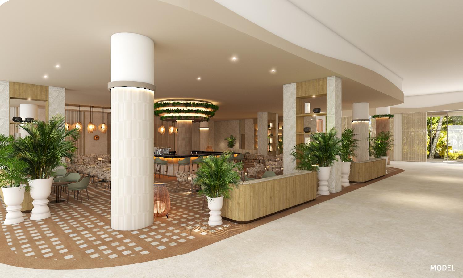Vista Lobby Riu Ventura All Inclusive