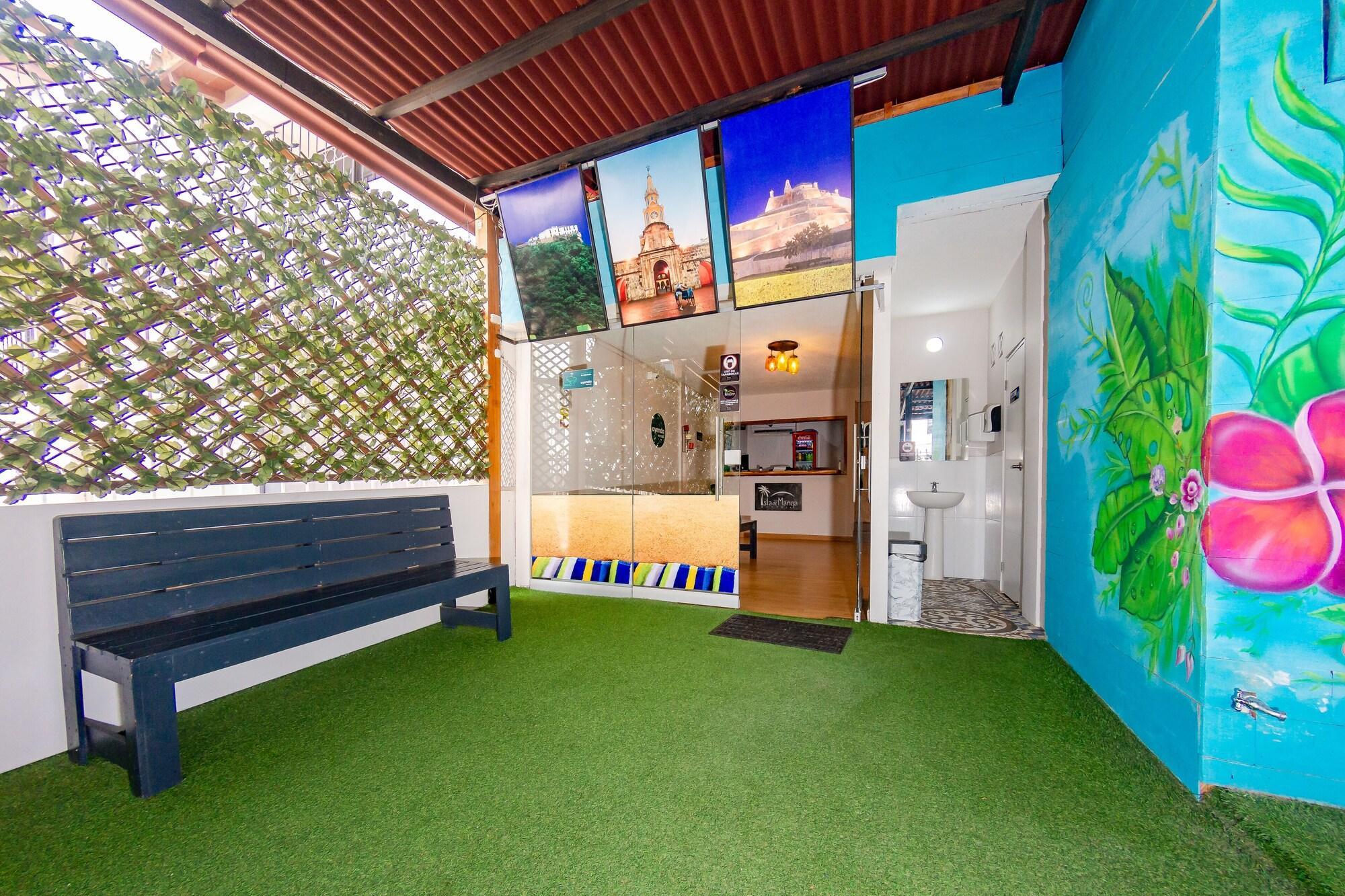 Vista Lobby Ayenda Isla de Manga