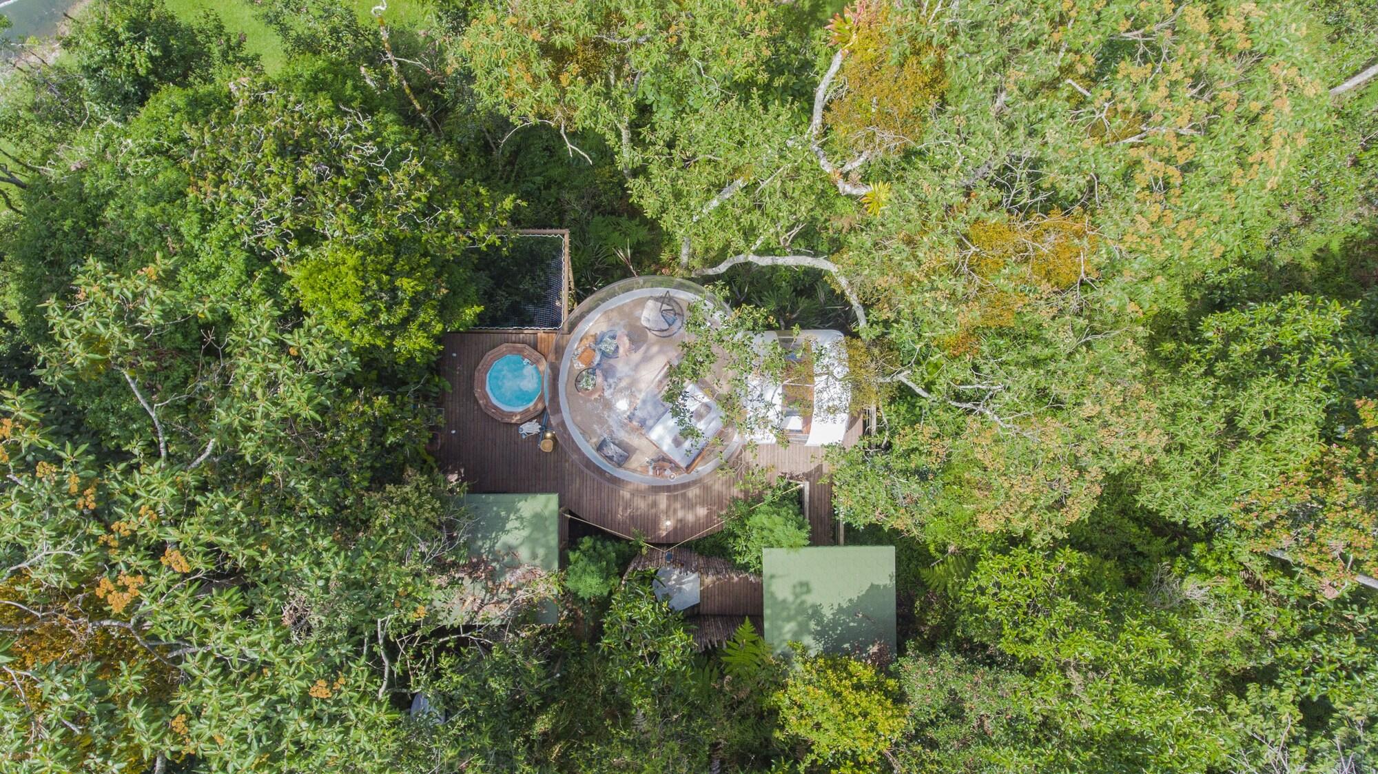 Vista Exterior BubbleSky Glamping Guatapé