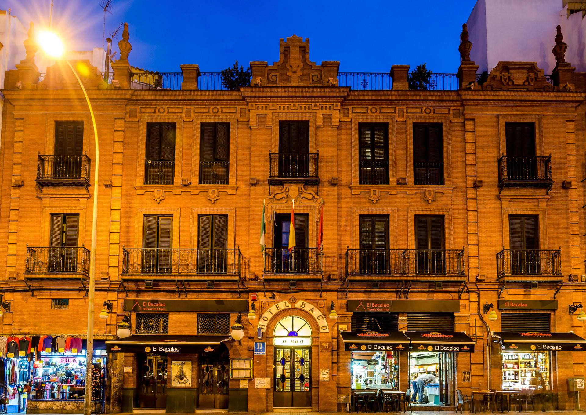 Vista Exterior Hotel Baco