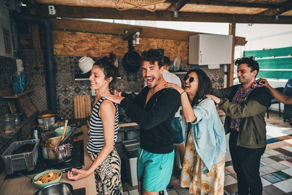 Restaurant La Ventana Azul Surf Hostel