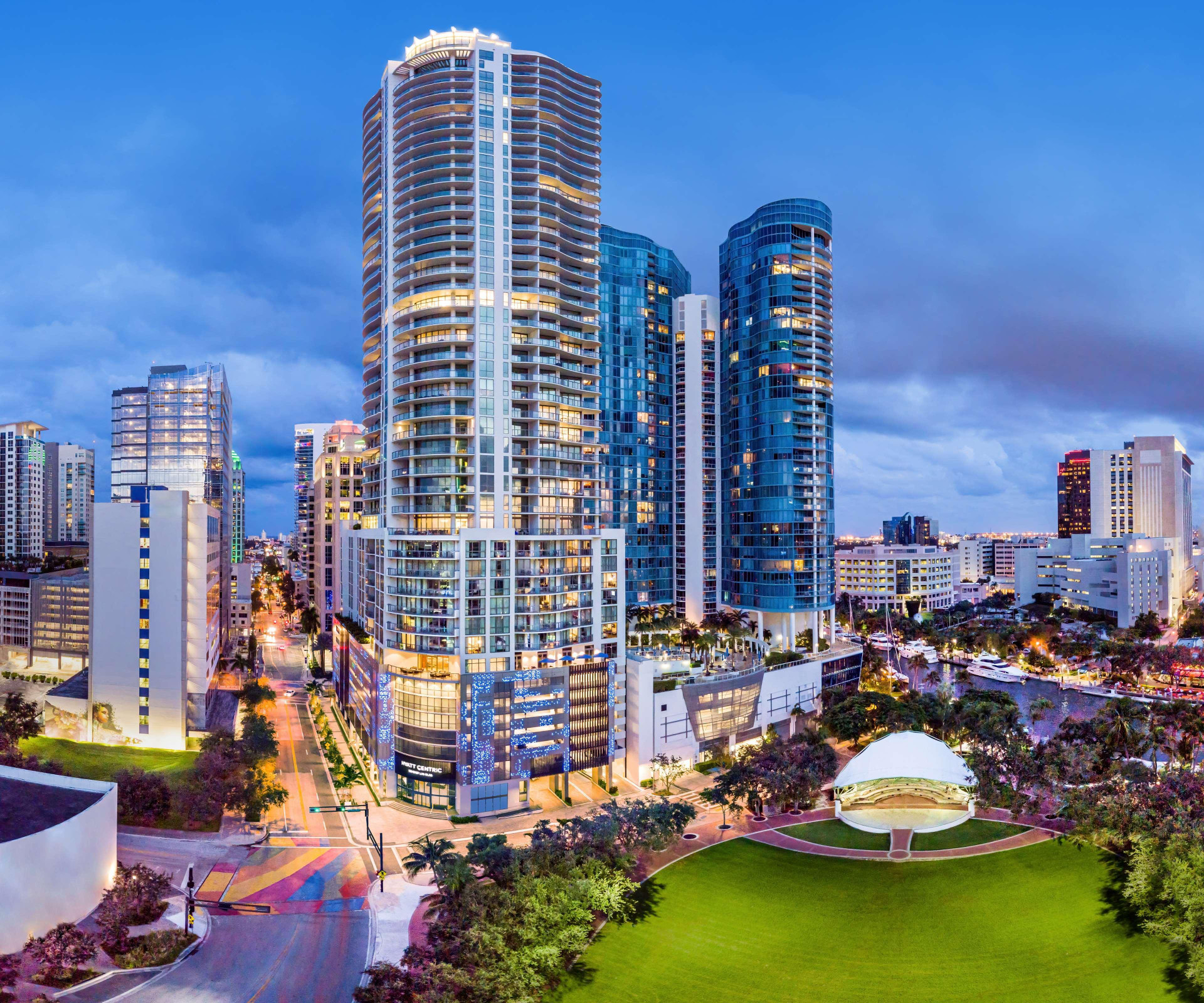Vista Exterior Hyatt Centric Las Olas Fort Lauderdale