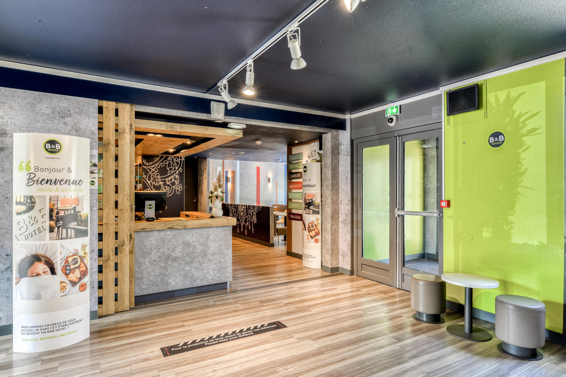 Vista Lobby B&B HOTEL Montpellier Sud Lattes