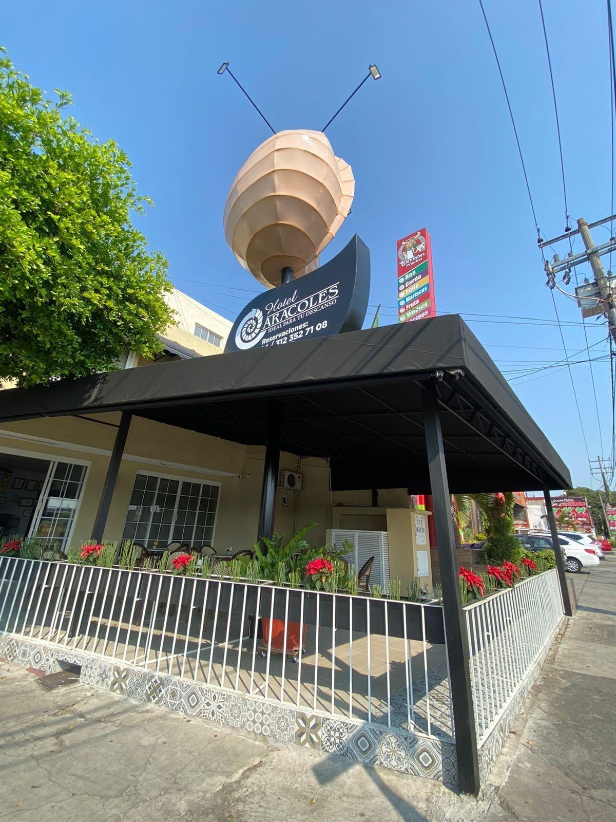 Vista Exterior Hotel Caracoles Colima