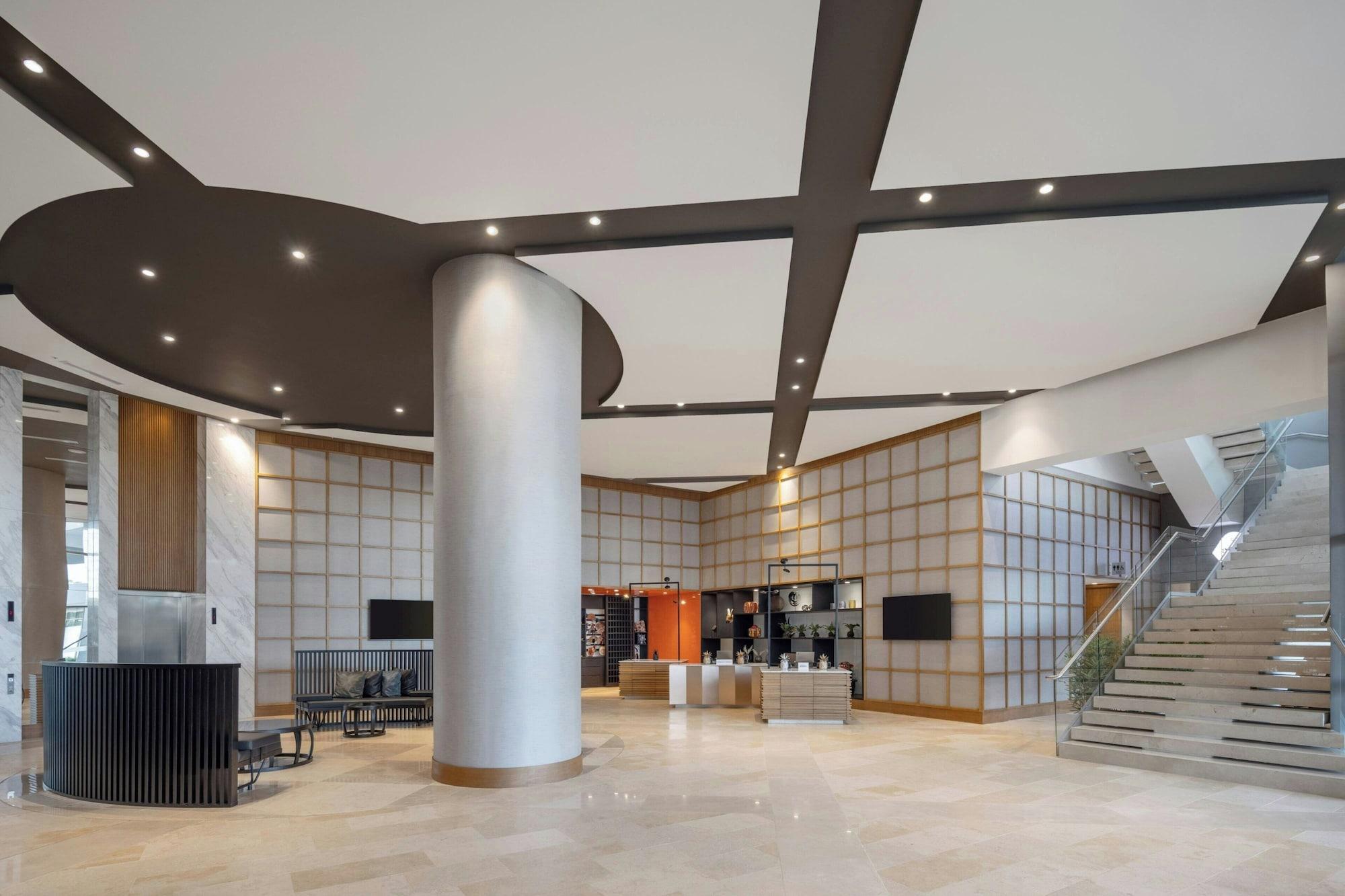 Vista Lobby Barranquilla Marriott Hotel