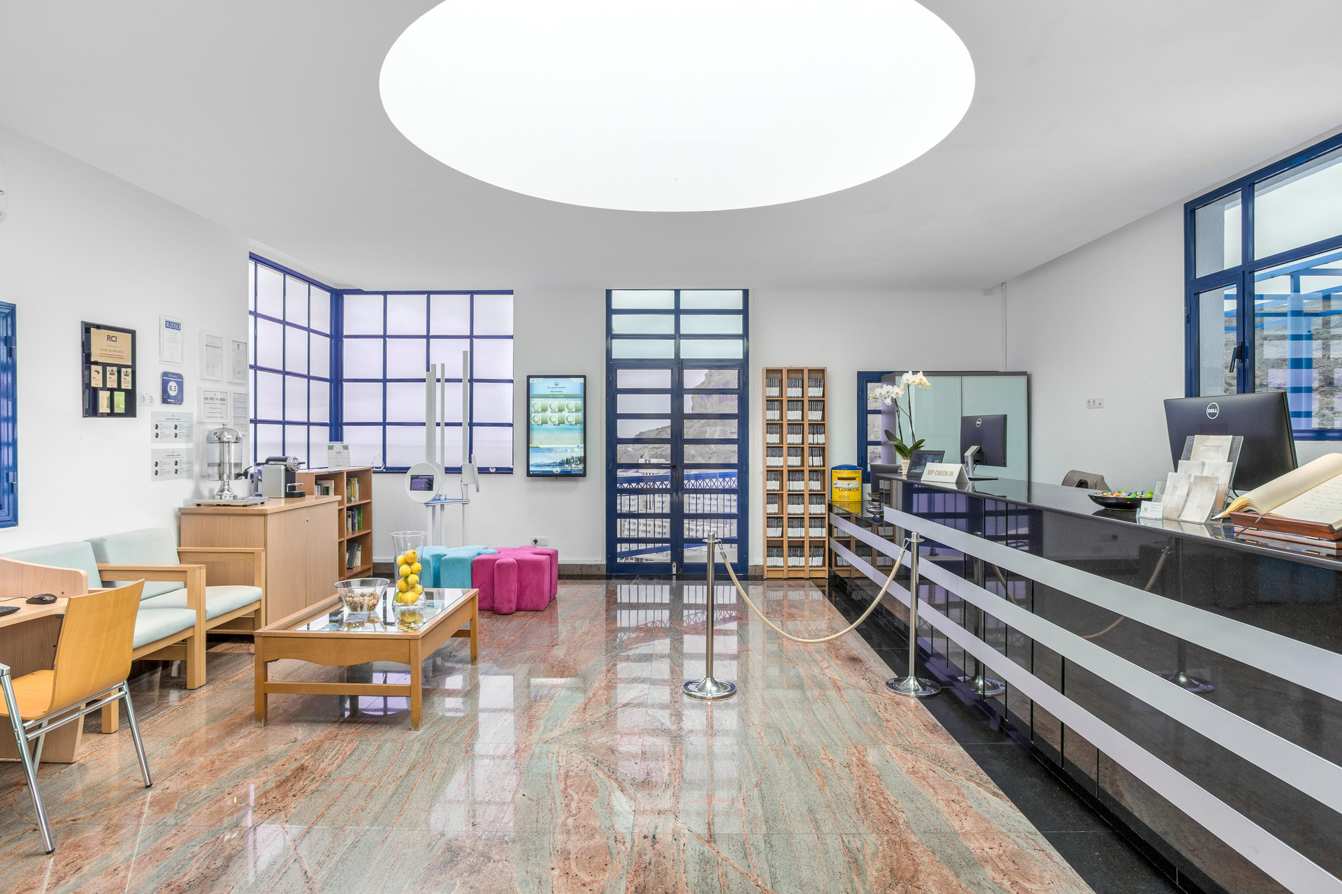 Vista Lobby Club Cala Blanca