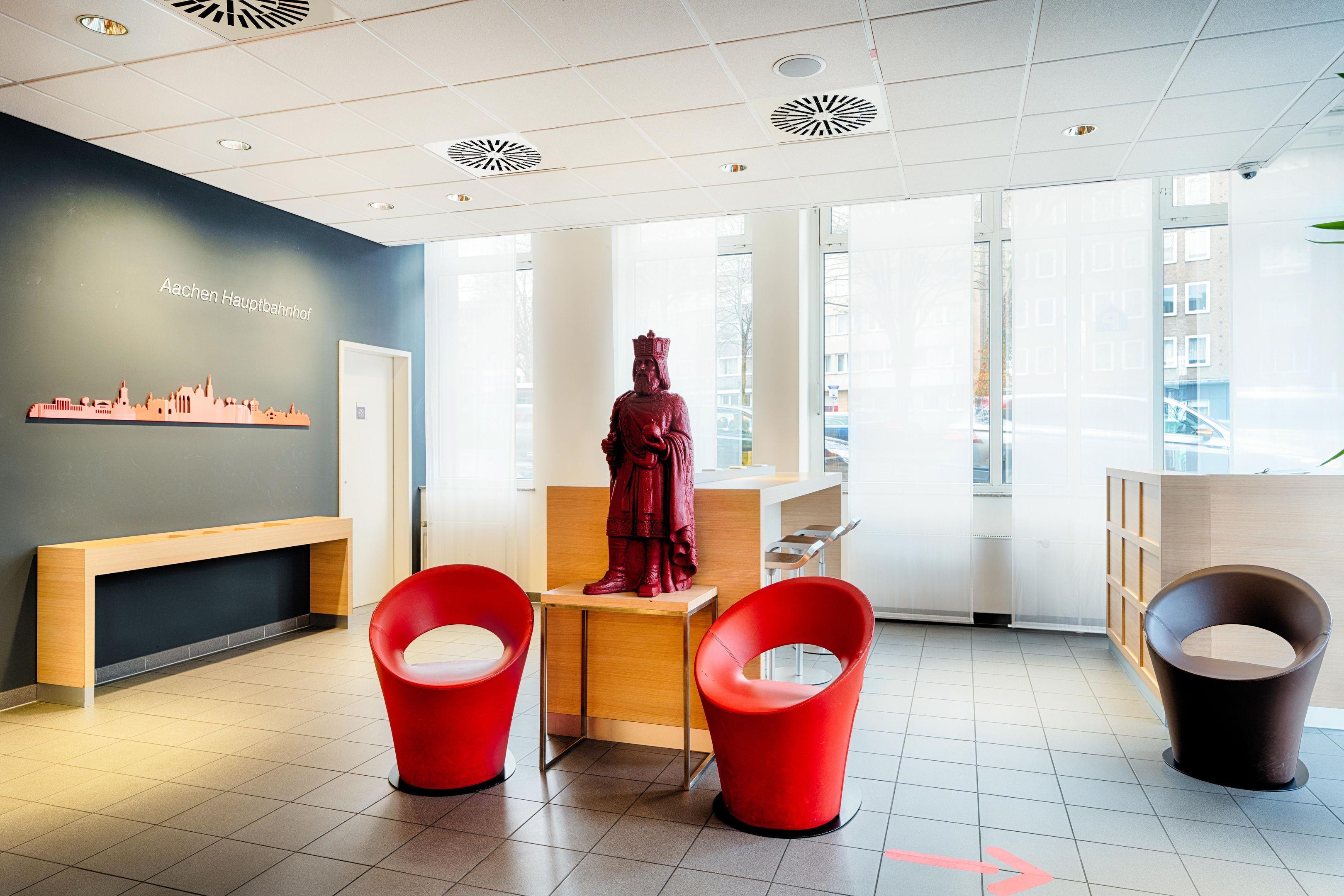 Vista Lobby B&B Hotel Aachen-Hbf