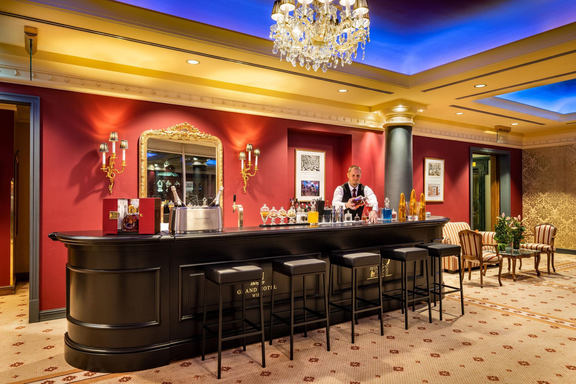 Bar/Salón Eurostars Grand Hotel Wien